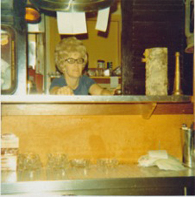 Marlene McIntyre in old Sea Gull Kitchen