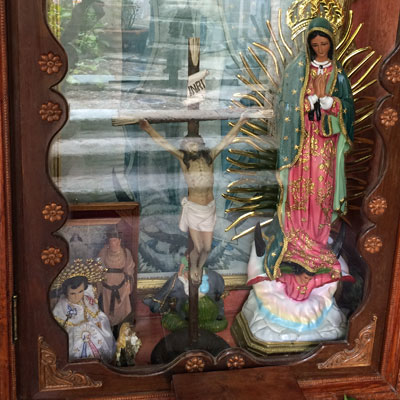 The Virgin of Guadaloupe.No estoy aqui, que soy tu madre?  (Am I not here, who am your mother?)