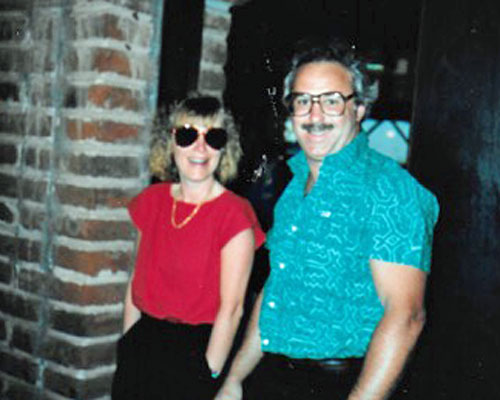 Cathy and David Visiting Club Med, Guaymas, Mexico 1985