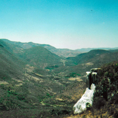 Hierve el Agua petrified waterfall