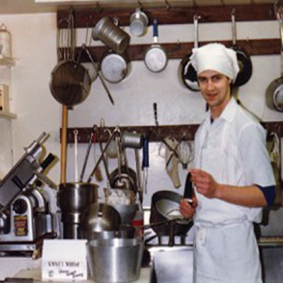 John Bush cooking