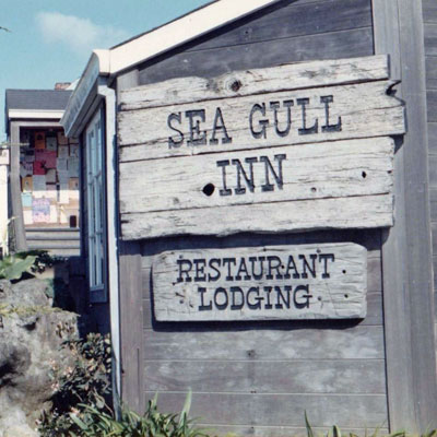 The original sign after it was returned