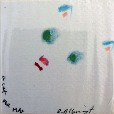 Sea Gull Cellar Bar Napkin Art, Richard Albright artist